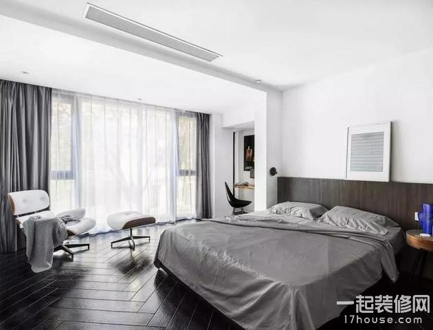 以黑白为主的168平现代风大宅，沉稳而又雅致的家！